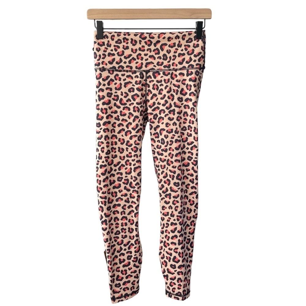 Fabletics Define PowerHold High-Waisted 7/8 Legging in Light Bonfire Meru